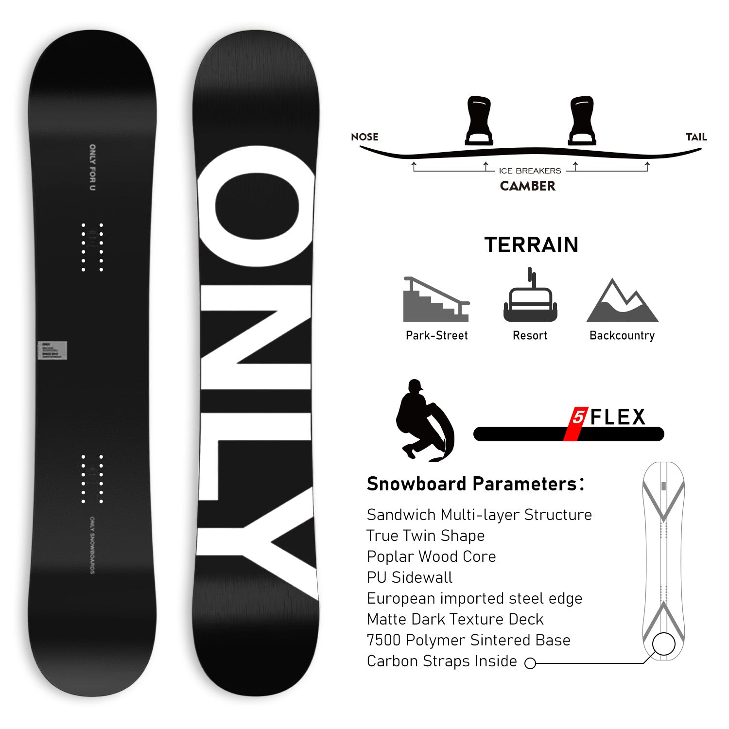 TERROR Powder Snowboard ‌ONLY-9.0 – XCMAN SPORT