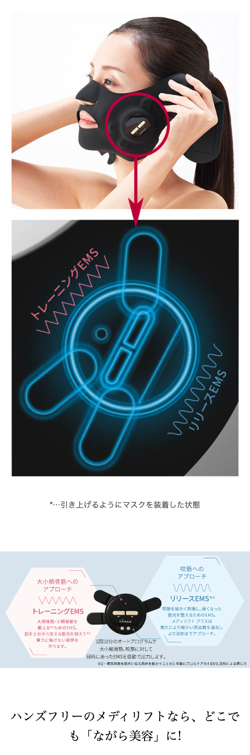 メディリフト アクア EX｜ヤーマン公式通販サイト | ヤーマン