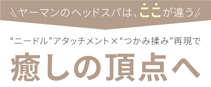 頭も顔もリフトケア。ニードルヘッドスパリフトシリーズ｜mysé(ミーゼ