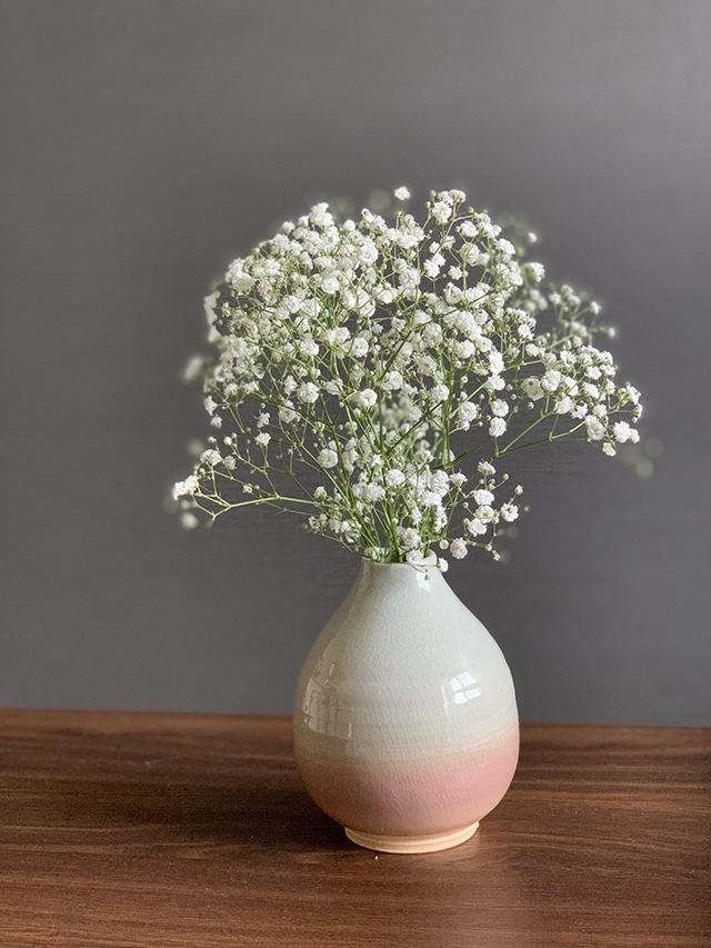 萩焼の花瓶🌺｜山口朝日放送