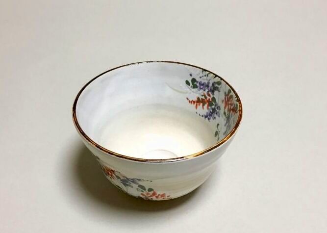 京焼・清水焼 抹茶碗 着彩秋草（ちゃくさいあきくさ）｜京焼・清水焼