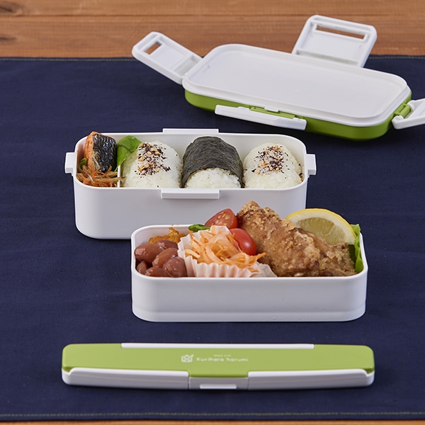 4点ロックランチBOXスリム2段 600ml｜SALE（お弁当アイテム）｜料理家