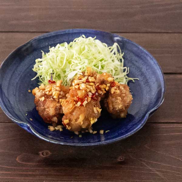木瓜皿 瑠璃｜SALE（食器）｜料理家 栗原はるみ レシピ・オンライン