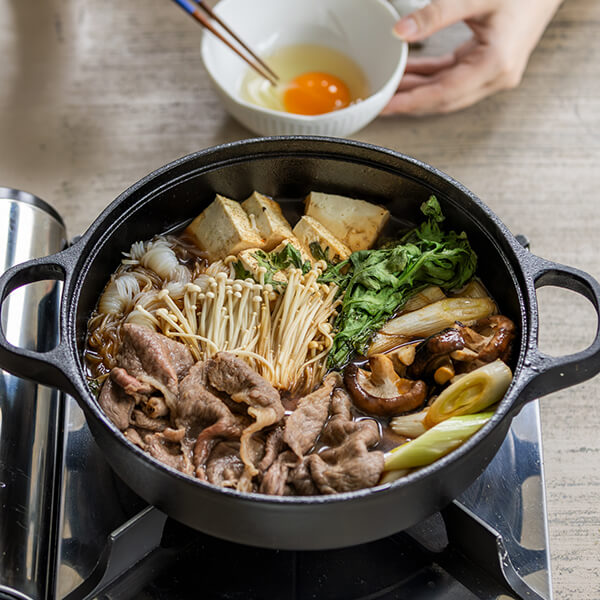 WEB限定】南部鉄器 すき焼鍋 24cm｜鉄器｜料理家 栗原はるみ レシピ