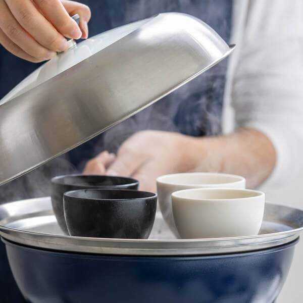 フライパン用 ドーム型蒸し器 24-26cm｜蒸し器｜料理家 栗原はるみ