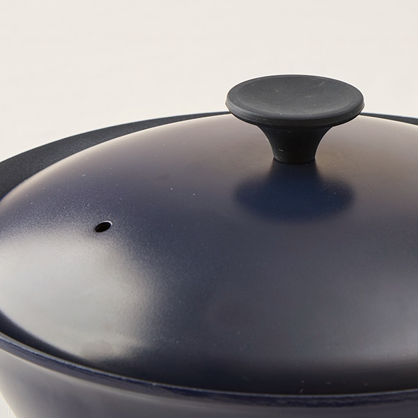 もてなし鍋（スチームプレート付き）27cm(マスタード)｜鍋・フライヤー