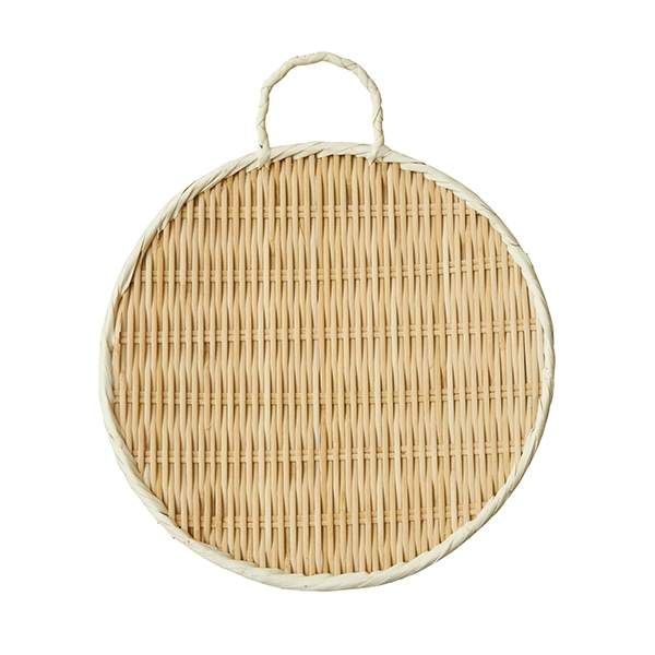 竹ざる 手付き 30cm｜ボウル・ザル・サラダスピナー｜料理家 栗原