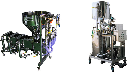 連続ジェット 洗米・流送機 KNシリーズ | 株式会社ユメールMJP