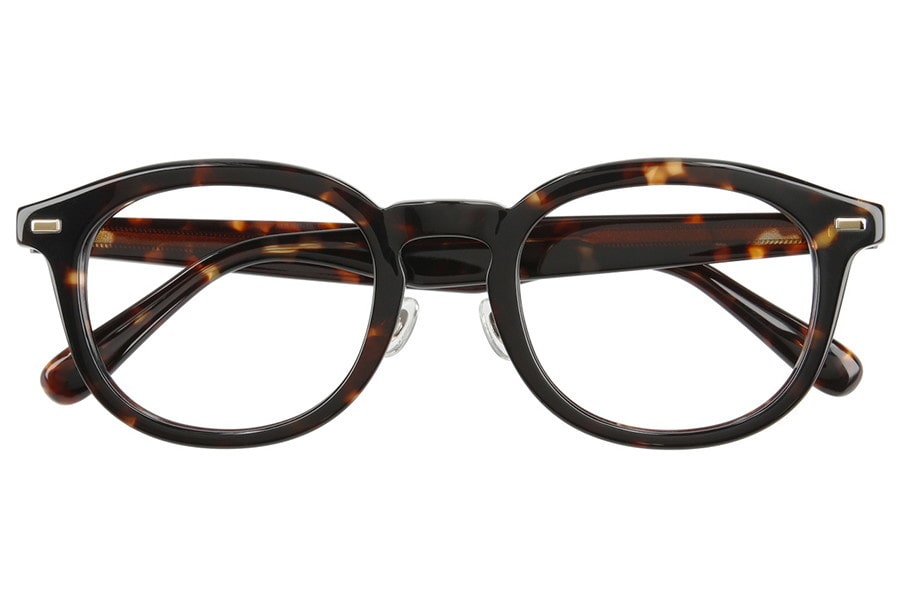 丸みのある太めのプラスチックフレーム/黒縁メガネ/CLASSIC（ZA221005