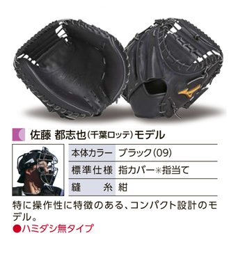 ミズノプロ・ミットオーダー（硬式）