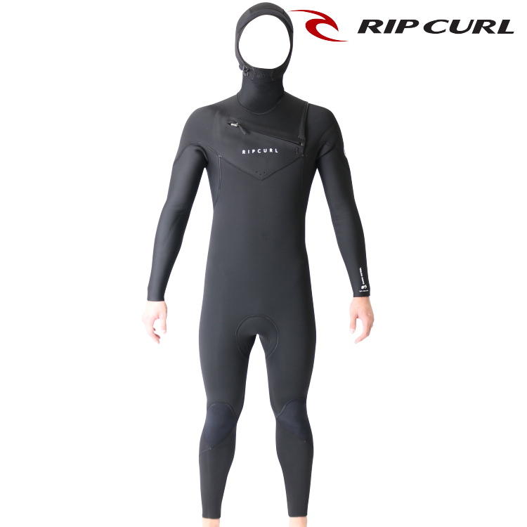 リップカール ウェットスーツ メンズ 5mm / 4mm フード付 チェスト