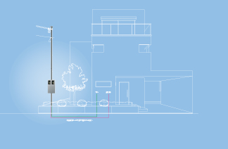 住宅用引込柱 (スッキリポール) | 電設資材 | Panasonic