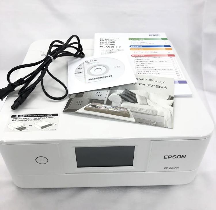 エプソン/インクジェットプリンター/EP-881AW/ホワイトの高価買取