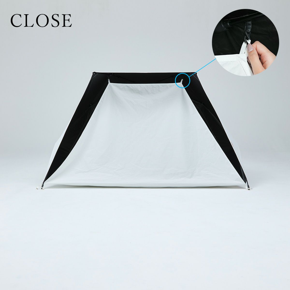 yocabito ワンタッチテント COCOON 白 遮熱 UVカット