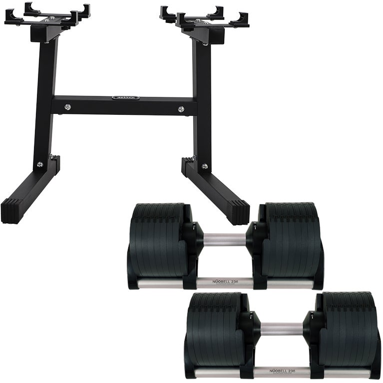 可変式ダンベル 36kg×2個 2kg刻みNUO-FLEX2.0_36×2 ＆ 専用スタンド