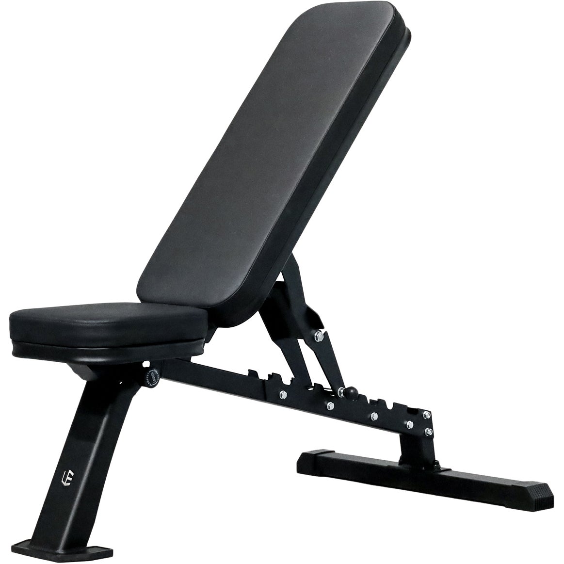 マルチポジションベンチ コンパクト トレーニングベンチ ブラック