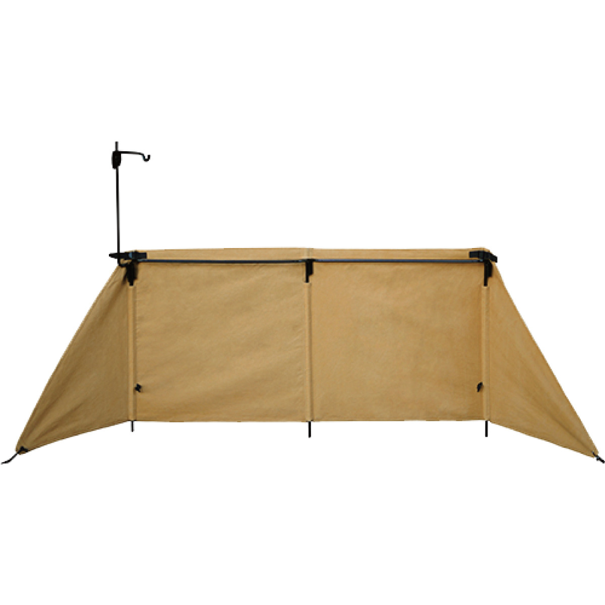 ソロテント 1人用 ポリコットン ツインポールソロテント カーキ QC