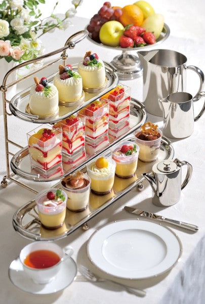 3段 小判ケーキスタンド〈B〉(ユキワ） – 厨房用品・ステンレス調理