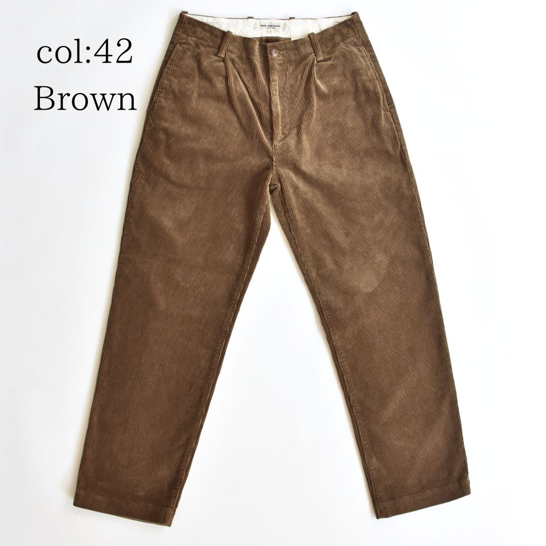 F.O.B FACTORY（エフオービー ファクトリー） CORDUROY WIDE TROUSERS