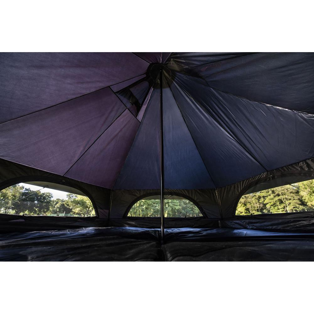 モノポール＋1フレーム型テント Gloke8 BLACK グロッケ8 ブラック 4人