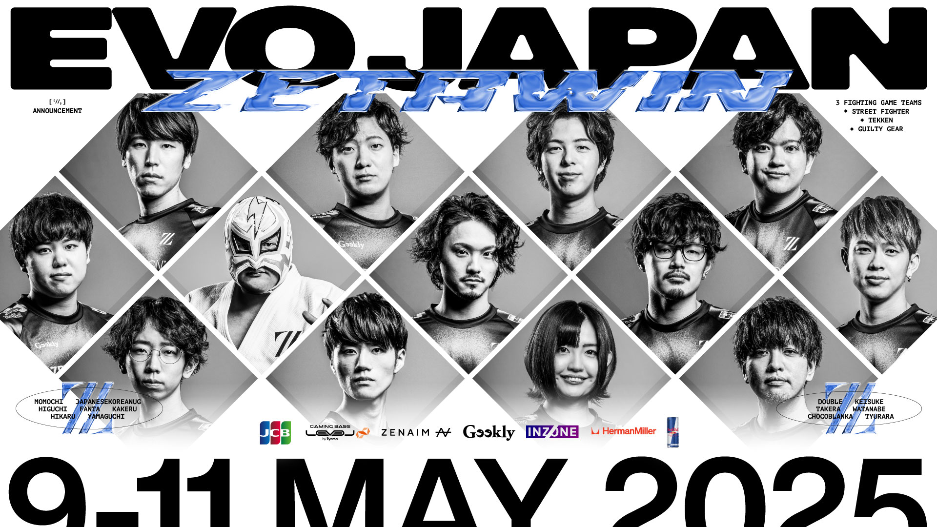 GUILTY GEAR, STREET FIGHTER, TEKKEN, CREATOR部門 – 『EVO Japan