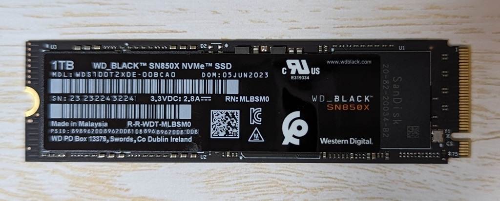 WD_BLACK SN850X 1TB 購入！ | ゼトラの箱
