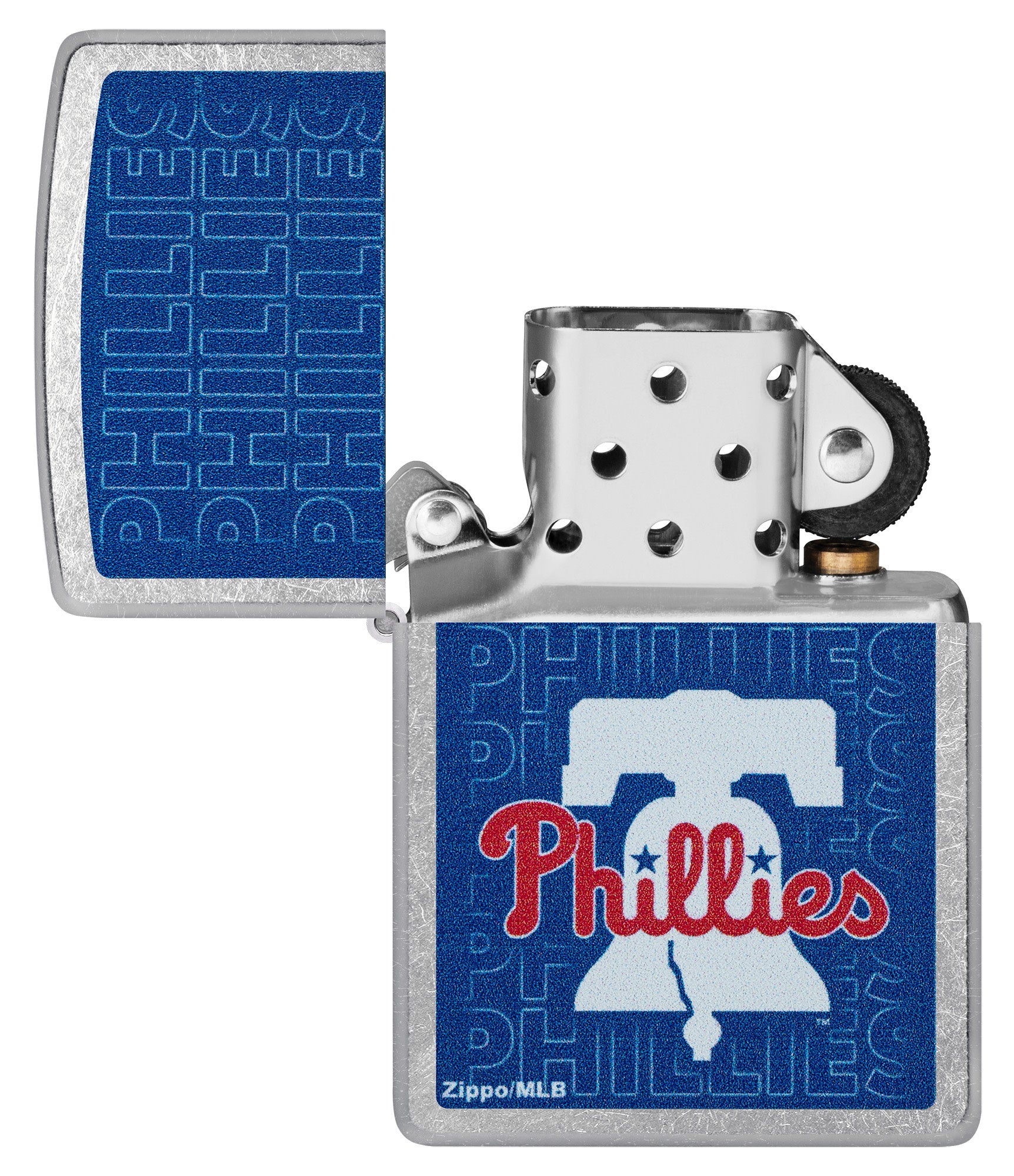 Zippo MLB® Philadelphia Phillies™ Logo Design Street Chrome