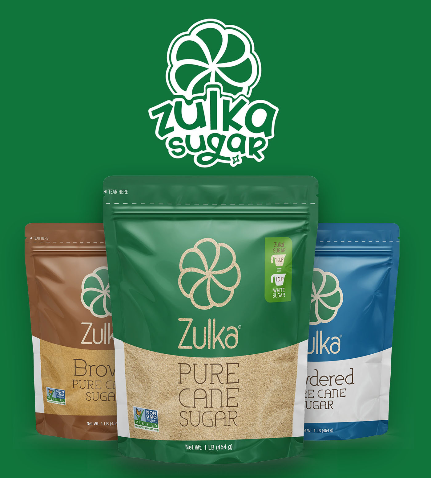 Zulka® Sugar | Refined, Brown & Organic for Cooking, Baking
