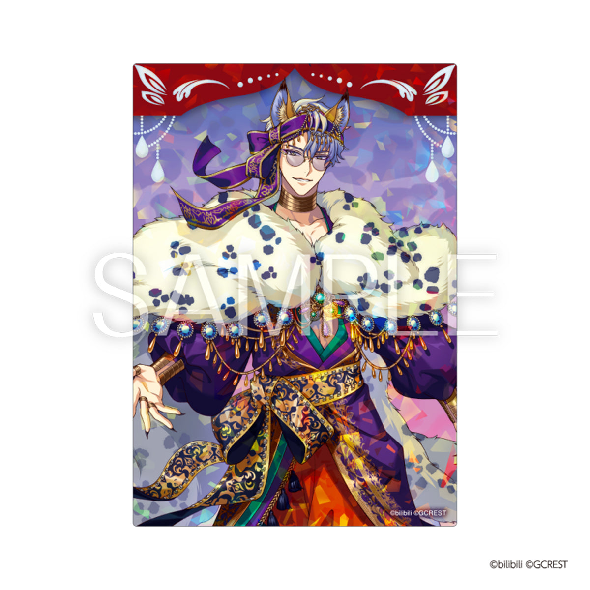 夢職人と忘れじの黒い妖精 獣誘う金宴の祭 ホログラムクリアカード