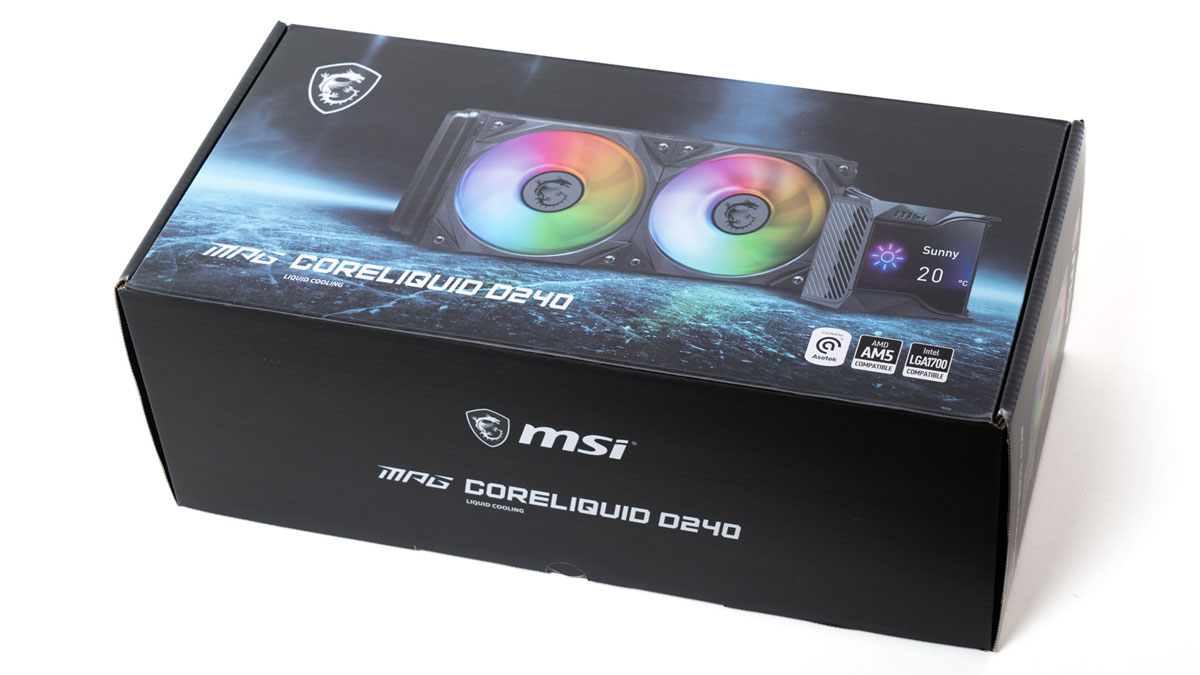 MPG CORELIQUID D240レビュー｜ディスプレイ搭載の簡易水冷クーラー