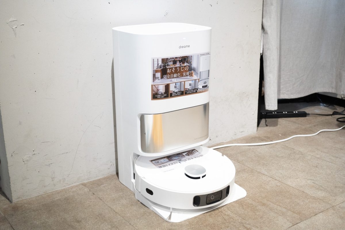 モップを自動洗浄するロボット掃除機、Dreameから。最大75日間ゴミ捨て
