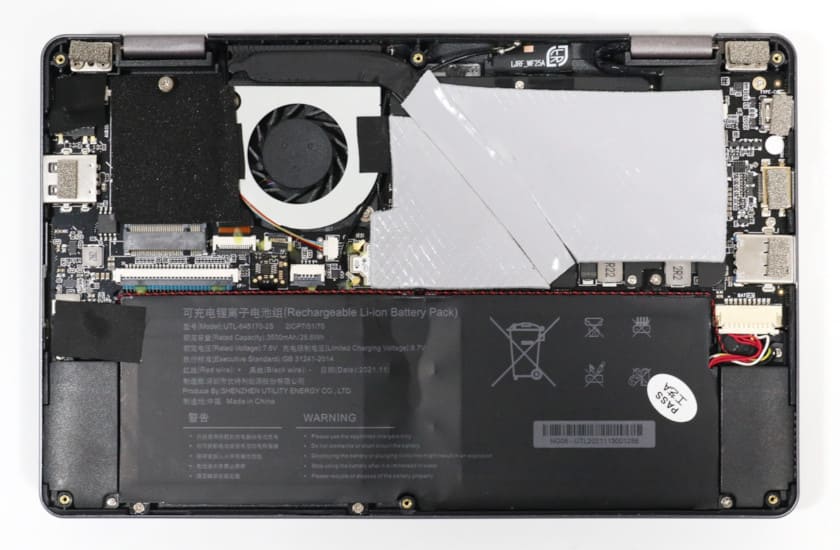 レビュー】CHUWI MiniBook(2022)をファンレス化してみた【応用編