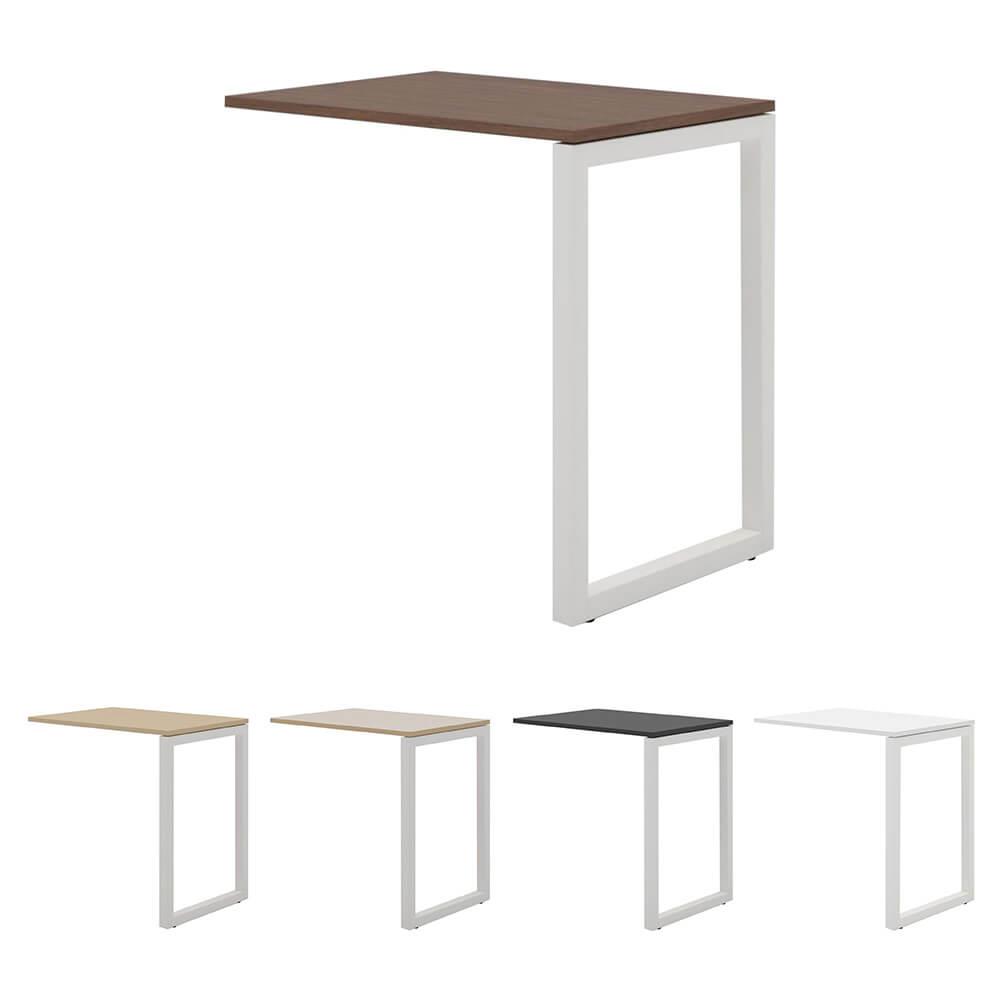 fantoni/ファントーニ GX デスク用後付け L字連結天板+脚 幅51 奥行70