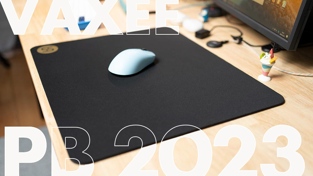 VAXEE PB Mousepad 2023 レビュー。遂に実現したフルフラットパッド