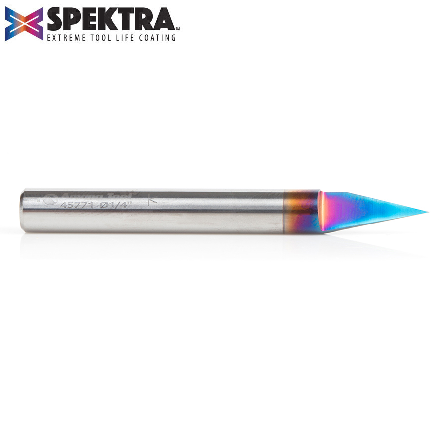 Amana 45771-K 0.005 Tip Solid Carbide Spektra 1FL 30 Degree