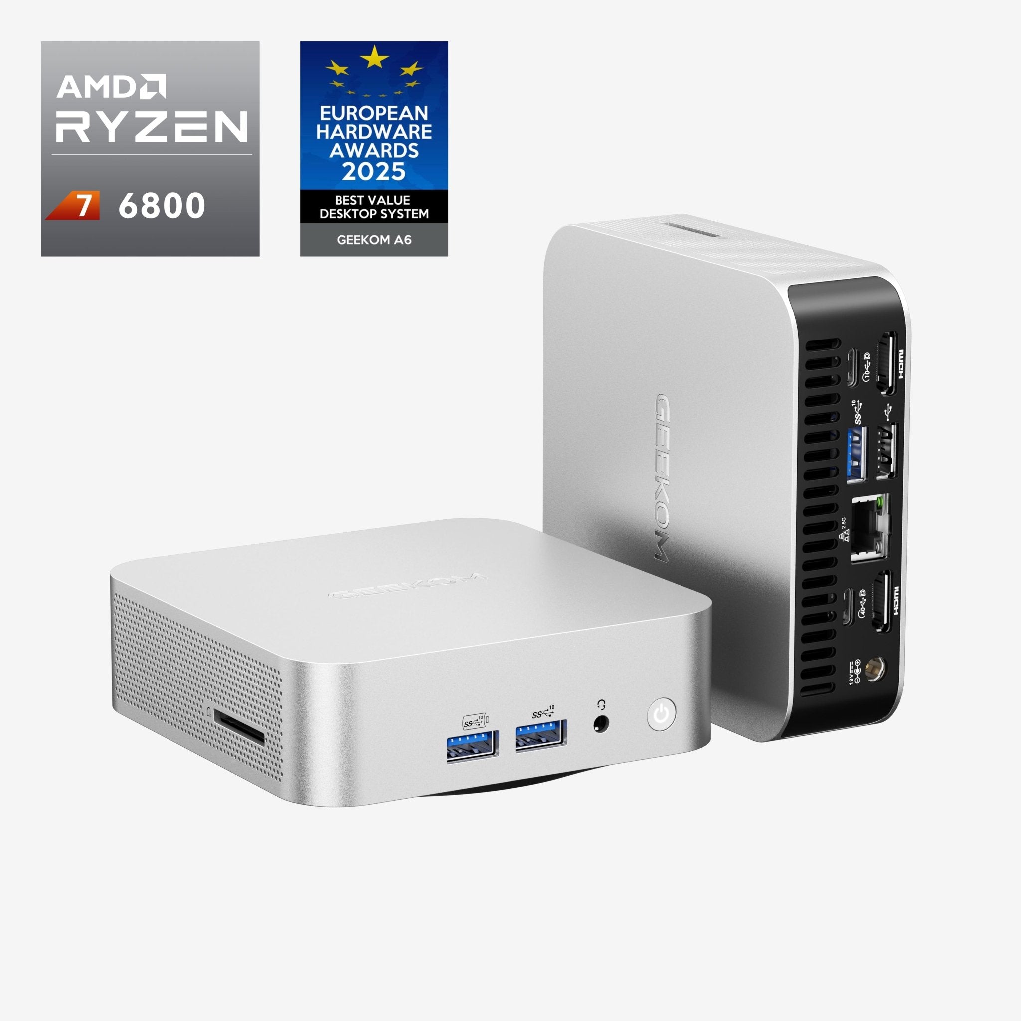GEEKOM NUC A6 ミニPC |AMD Ryzen R7-6800 搭載