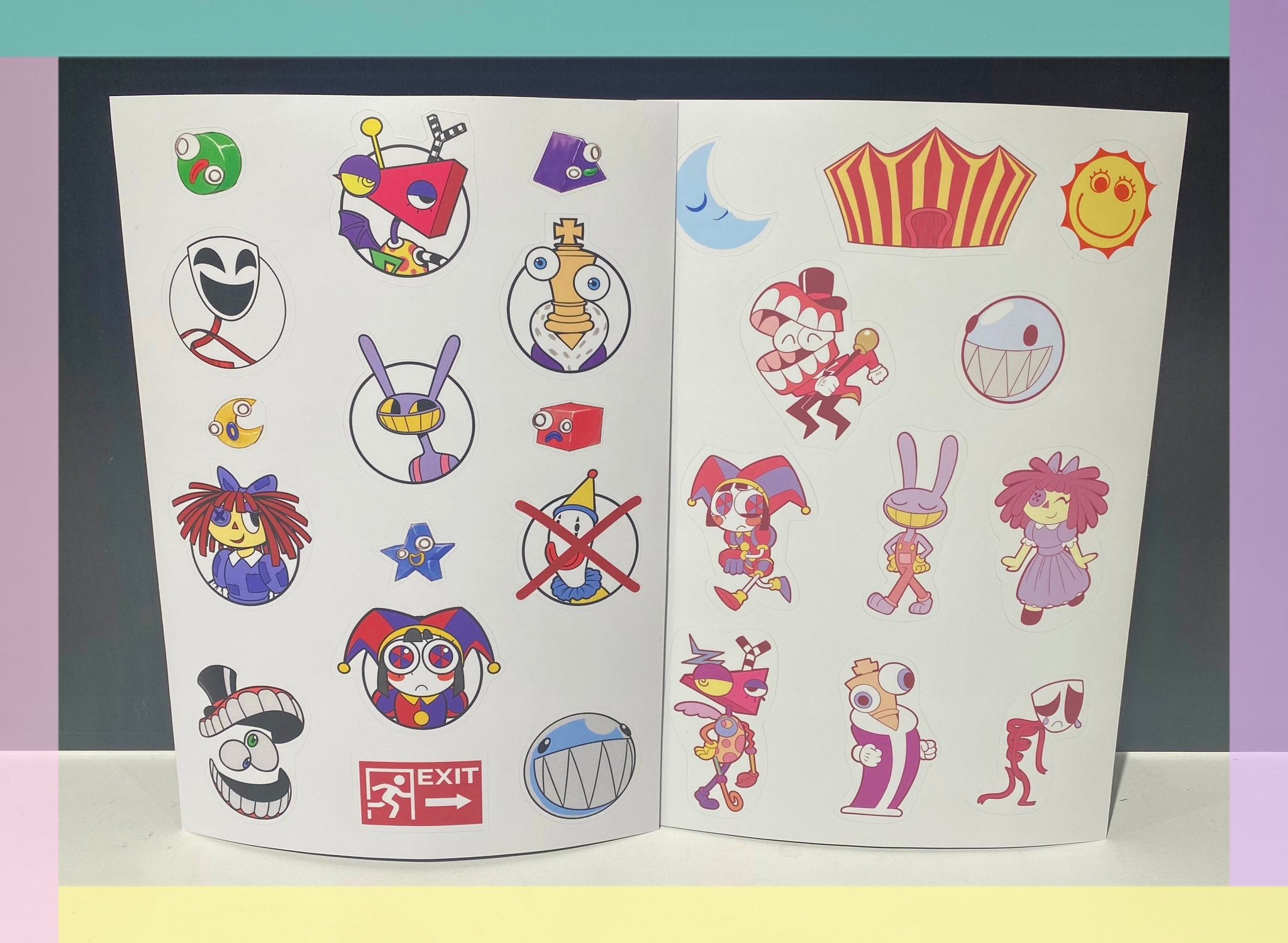 アメイジングデジタルサーカス ステッカー（2枚入り） – インフォ