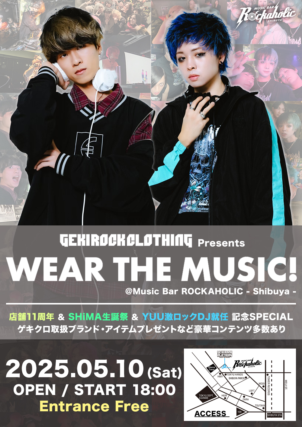 GEKIROCK CLOTHING presents 