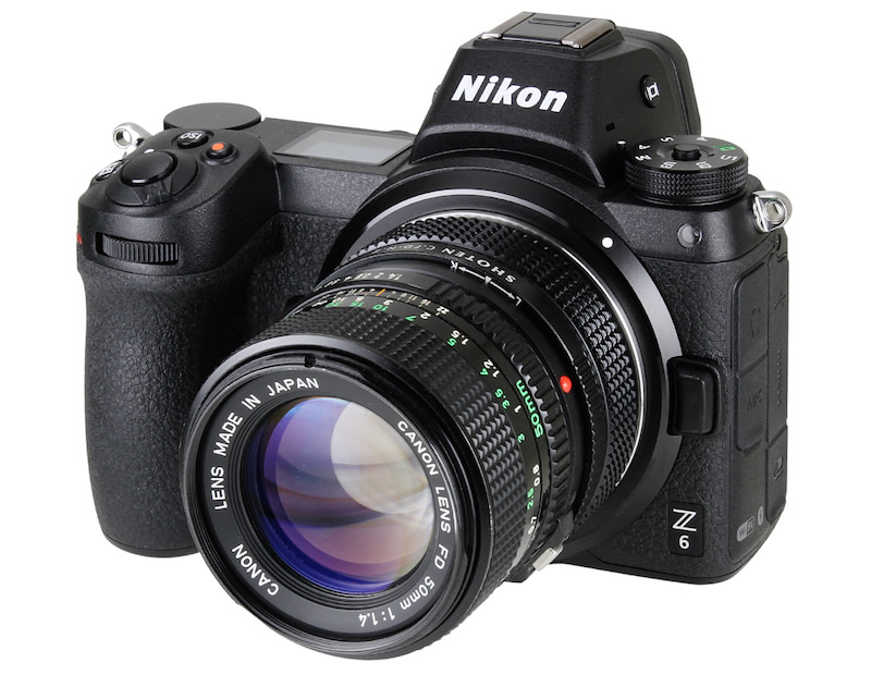 ニコンZシリーズのカメラでキヤノンFDレンズが楽しめる | CAPA CAMERA WEB