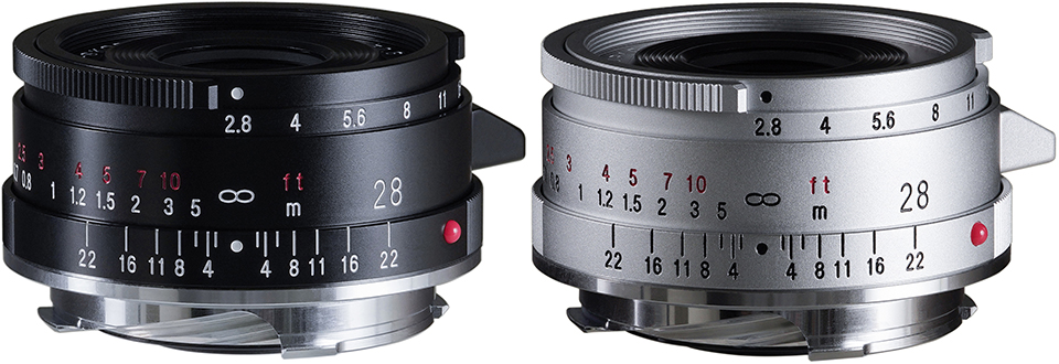 レトロなデザインの広角レンズ「COLOR-SKOPAR 28mm F2.8 Aspherical