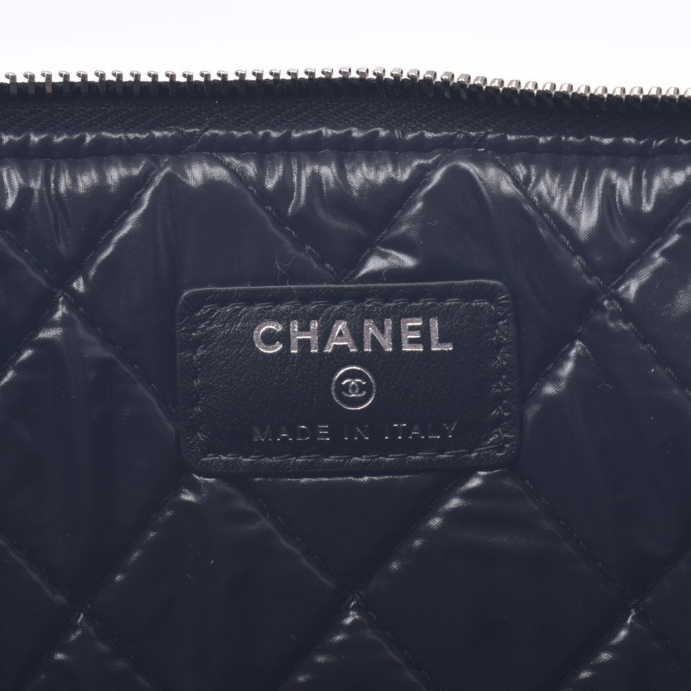 シャネルドーヴィル クラッチバッグ グレー レディース ツイード