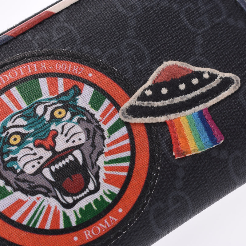 グッチナイトクーリエ 小銭入れ 黒 ユニセックス GGスプリーム