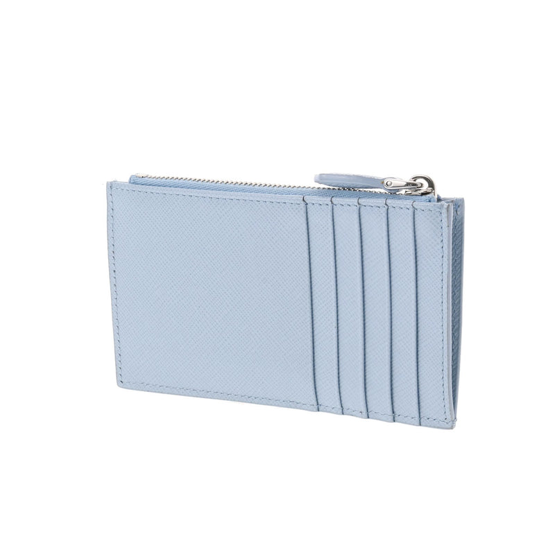 プラダコインカードケース セレステ シルバー金具 レディース コイン