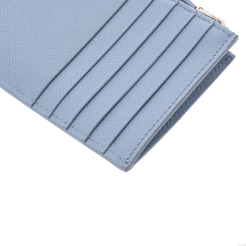 プラダコインカードケース セレステ シルバー金具 レディース コイン