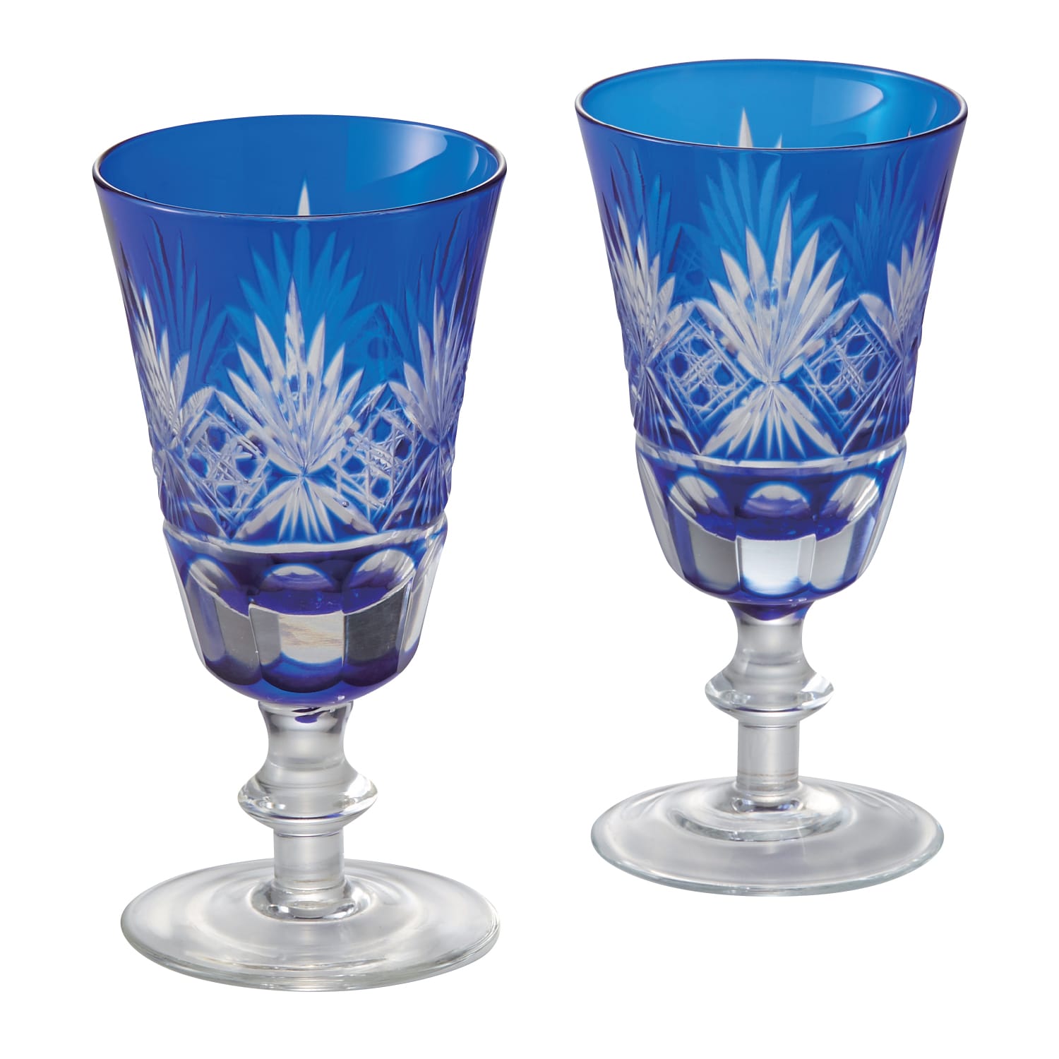 色被せ切子 ペアワイングラス【eGift】|デジタルギフト・ソーシャル