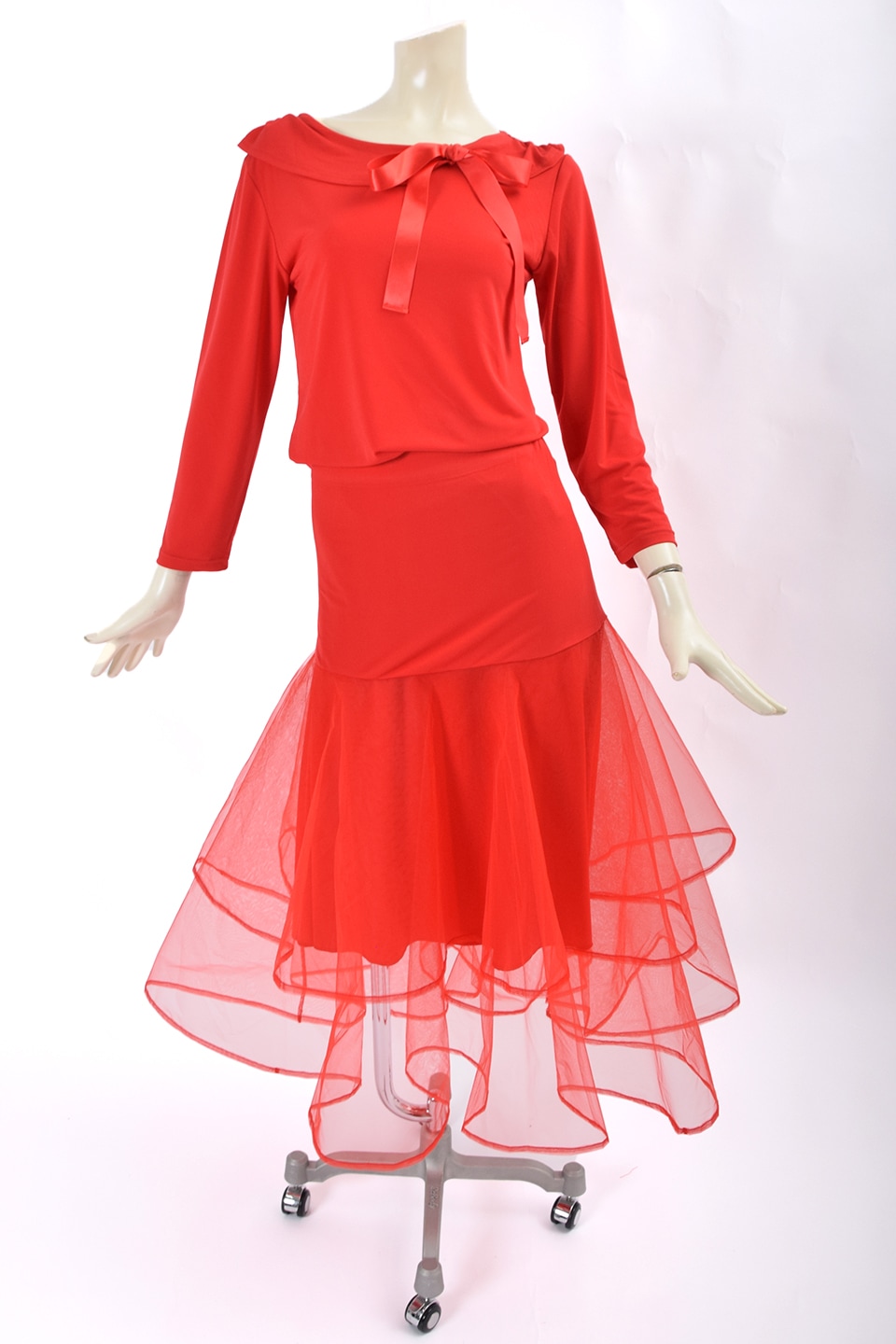 スカートKR-SK900 | 社交ダンス タカダンス レッスンウェア 練習着