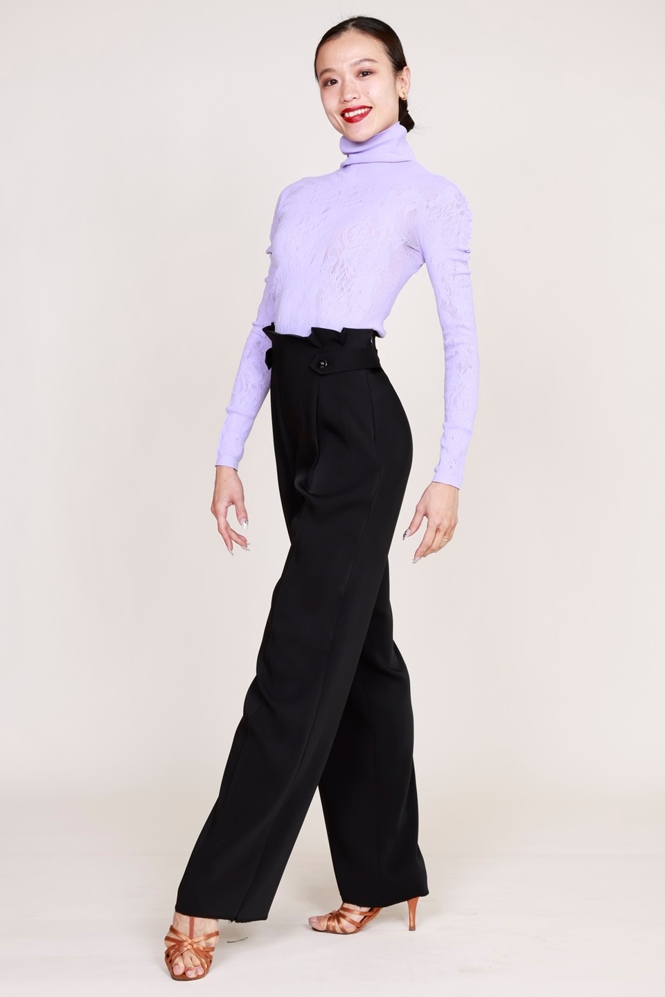 レディースダンスパンツ KRPA102 | 社交ダンス タカダンス レッスン