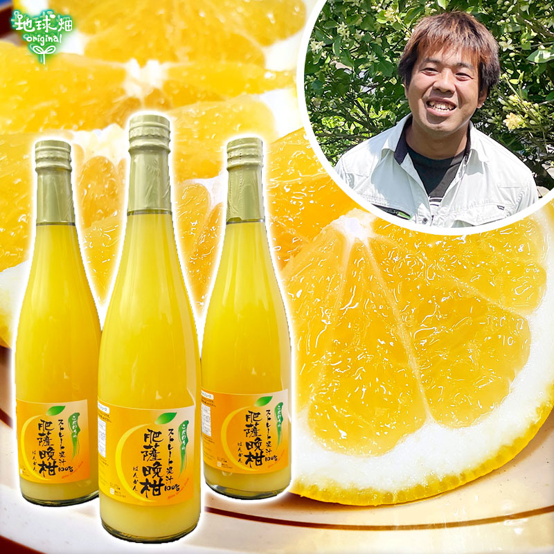 No.3-3 水俣・新田さんの河内晩柑ジュース 3本セット | ギフト(夏