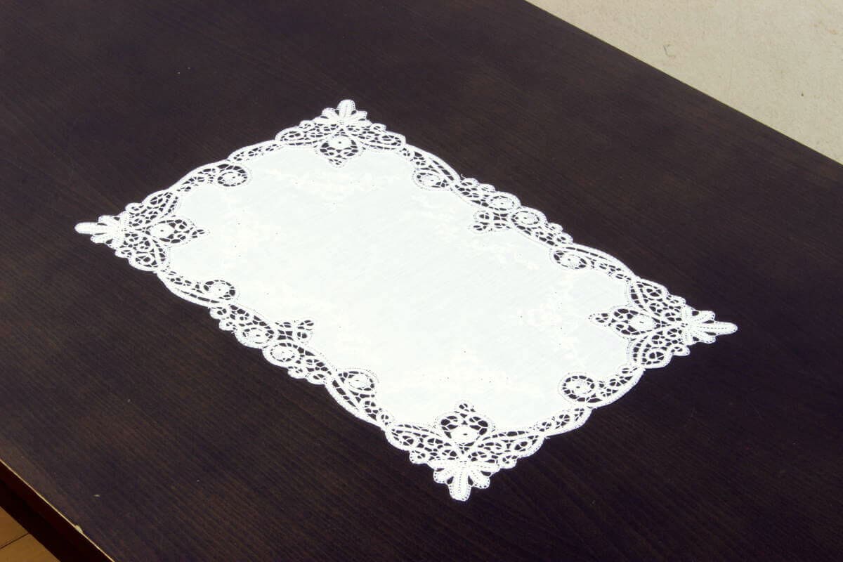 memories ボビンレース テーブルセンター F95/23 約30×45cm