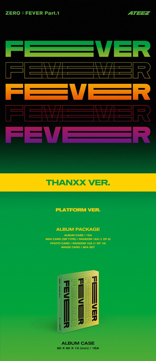 韓国音楽 ATEEZ (エイティーズ) - 5th ミニアルバム 「ZERO : FEVER